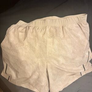 Mens Light Gray Athletic Shorts